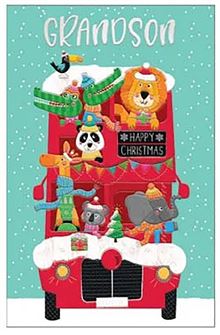 XMAS GRANDSON XMAS FUN BUS