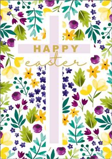 EA EASTER FLOWERS CROSS