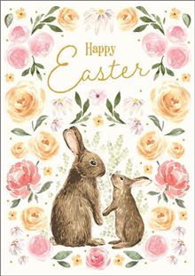 EA BUNNIES AND FLOWERS