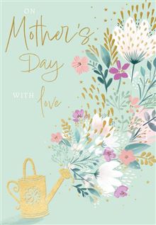 MD WATERING CAN FLOWERS