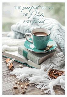 MD MUM BOOK BLANKET CUP OF TEA