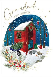 XMAS GDAD GARDEN SHED