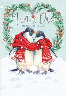XMAS MUM DAD PENGUINS