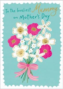 MD CARD SMILEY FACE POSY