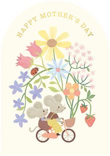 MD LITTLE MOUSE FLOWERS BIKE