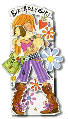 DART 3D: BDAY GIRL WITH PUPPY