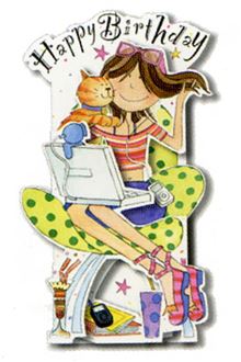 DART 3D: BDAY GIRL WITH LAPTOP