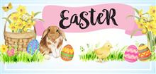 EASTER BANNER FOR POPUP STANDS