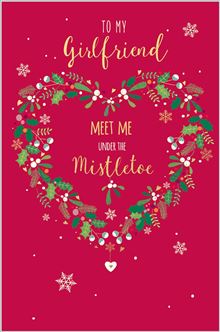 XMAS CARD XLG GIRLFRIEND
