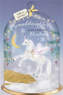 XMAS CARD GDAU UNICORN