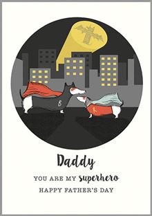 FD CARD SUPERHERO DADDY