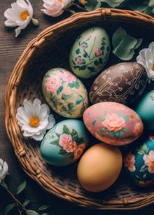 EA: HANDPAINTED EGGS