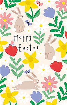 EA DAFFODILS AND BUNNIES